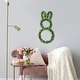 preview thumbnail 18 of 16, Fraser Hill Farm 24-inch Boxwood Bunny Wreath