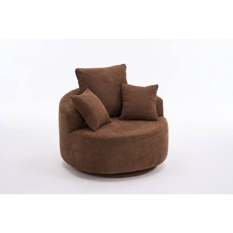 Single Seat Full Sponge Compression Swivel Chair Single Sofa