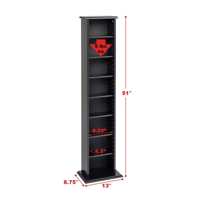 Slim Customizable Media Tower