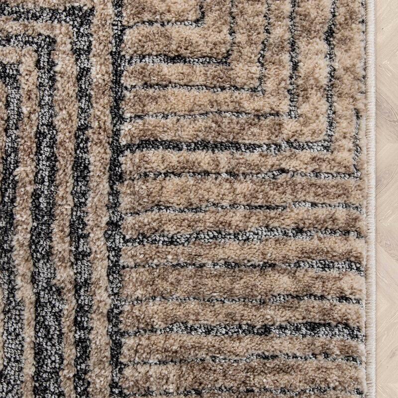 Custom Size Runner Harlow Sula Modern Geometric Soft Stair Rug