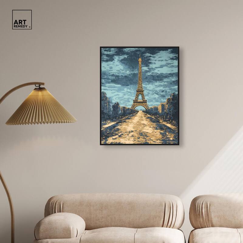 Textured Paris Embroidery Canvas by Art Remedy