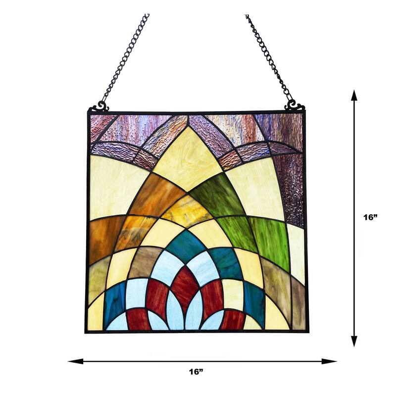 Geometric Design Window Panel/Sun Catcher - M
