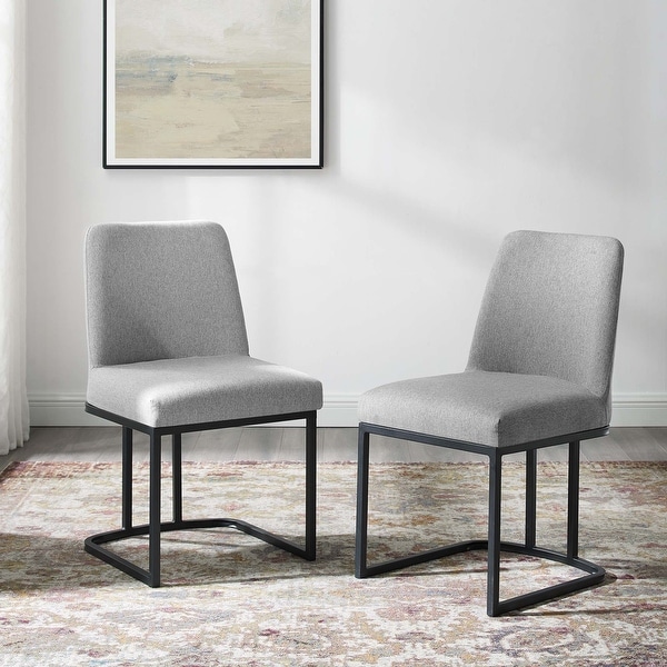 amplify sled upholstered dining side chair