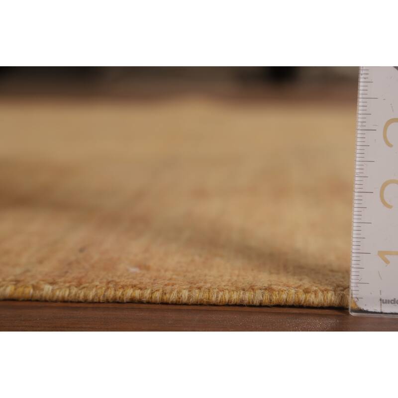 Contemporary Gabbeh Oriental Area Rug Tribal Hand-Knotted Wool Carpet - 5'6" x 7'10"