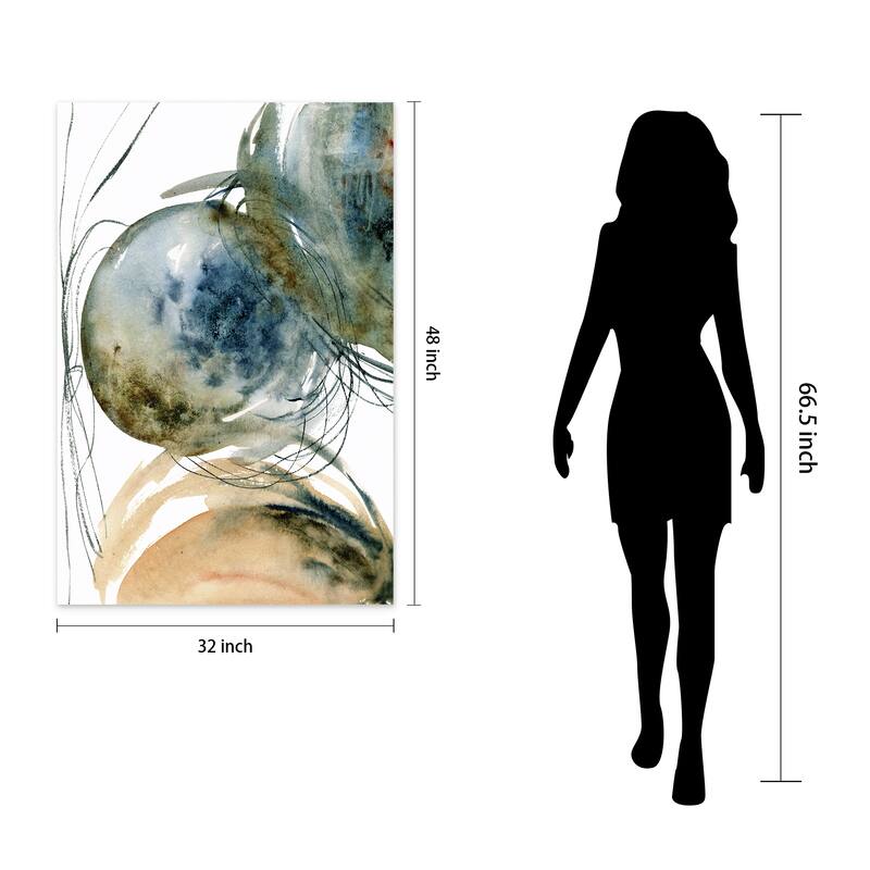 Empire Art"Hibernation I" Frameless Tempered Art Glass Wall Art