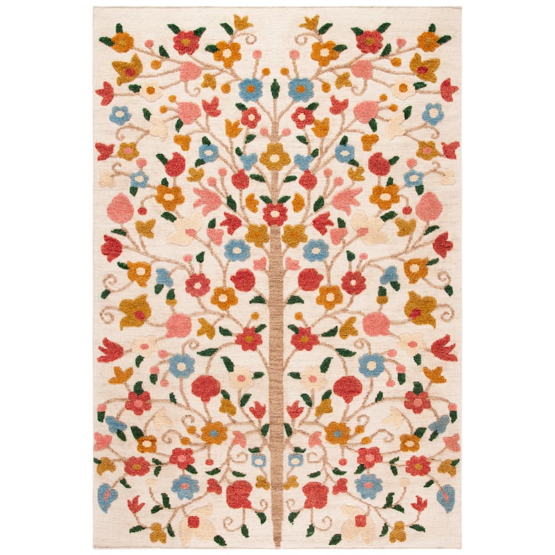 SAFAVIEH Hand-Knotted Kenya Vladimira Southwestern Tribal Wool Rug