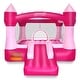 preview thumbnail 3 of 5, Princess Theme Castle Bounce House Pink