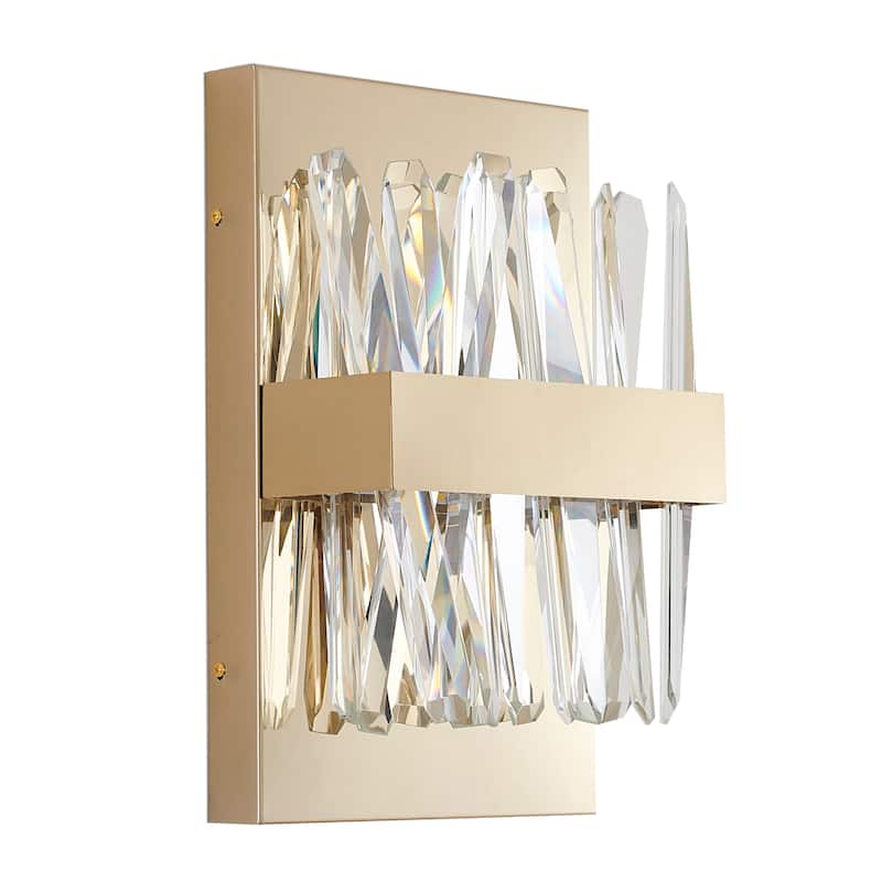 10" Gold Stainless Steel LED Wall Sconce