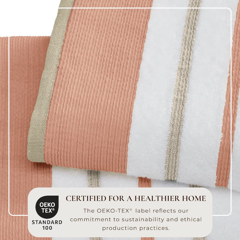 Linery & Co. Luxury Cotton Decorative Towel Set.