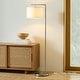 preview thumbnail 6 of 46, Brightech Montage Modern 60 in. Contemporary Arc LED Color Adjusting Floor Lamp with White Fabric Drum Shade