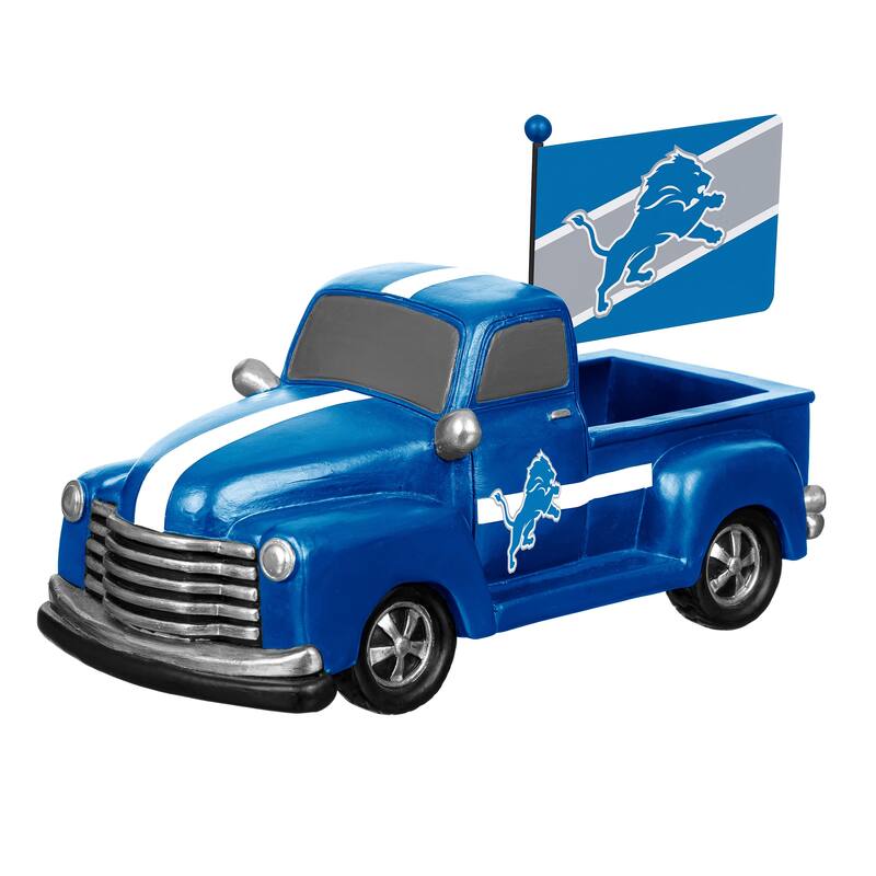 NFL Rally Truck Garden Statue with Team Flag