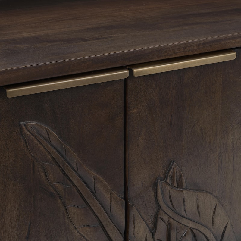 Classic Home Ledro 82" Solid Wood Sideboard