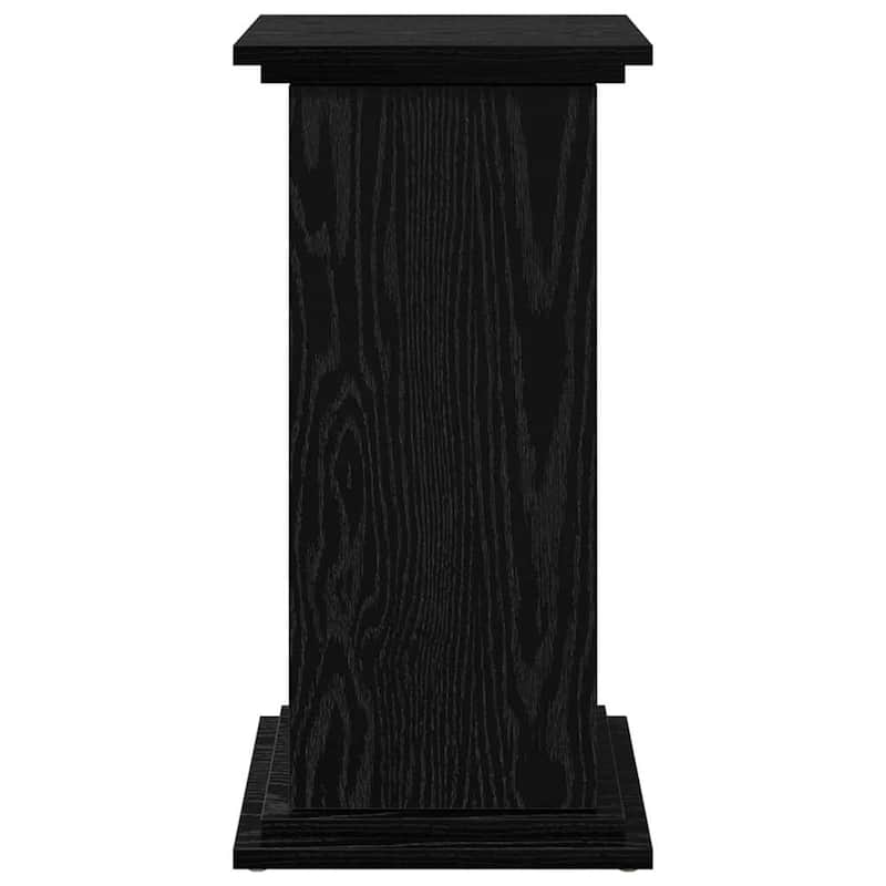 vidaXL Display Stand Black Oak 31 x 30 x 60 cm Engineered wood - 12.2 x 11.8 x 23.6 inch