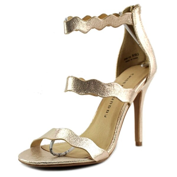 Shop Chinese Laundry Z Jansen Women Open Toe Canvas Gold CHINESE LAUNDRY WOMEN'S Z JANSEN OPEN TOE CANVAS GOLD HIGH