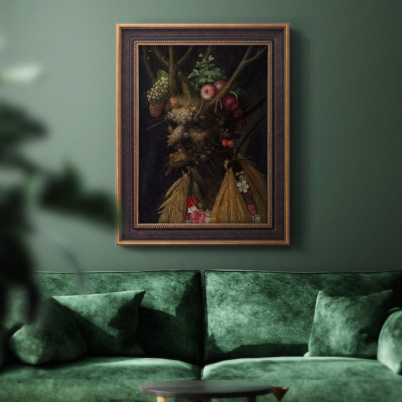 Four Seasons in One Head Premium Framed Canvas- Ready to Hang