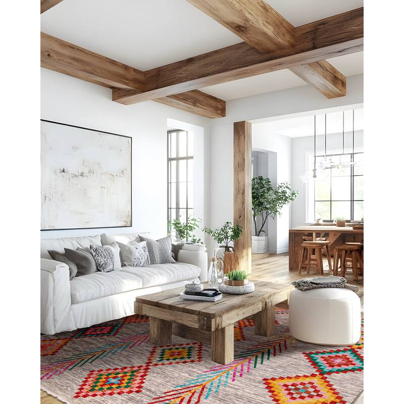 ECARPETGALLERY Hand-knotted Shalimar Grey Wool Rug - 7'11 x 10'0