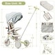 preview thumbnail 22 of 69, ‌7-in-1 Versatile Baby Trike: Easily Foldable, Parent Handle Adjusts,Detachable Pedals, Canopy & Guardrail (12-72 Months)