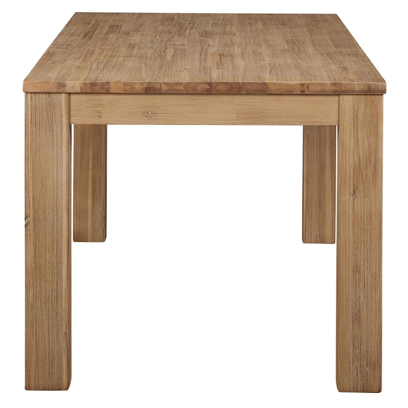 NPD Furniture Bedford 75 Inch Rectangular Dining Table with Square Legs