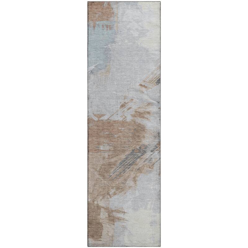 Premium Washable Super Soft Modern Brushstrokes Mayfield Rug