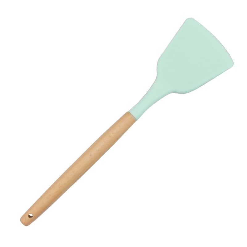 Silicone Turner Spatula Heat Resistant Non-scratch - 12.6" x 3.1"(L*W)