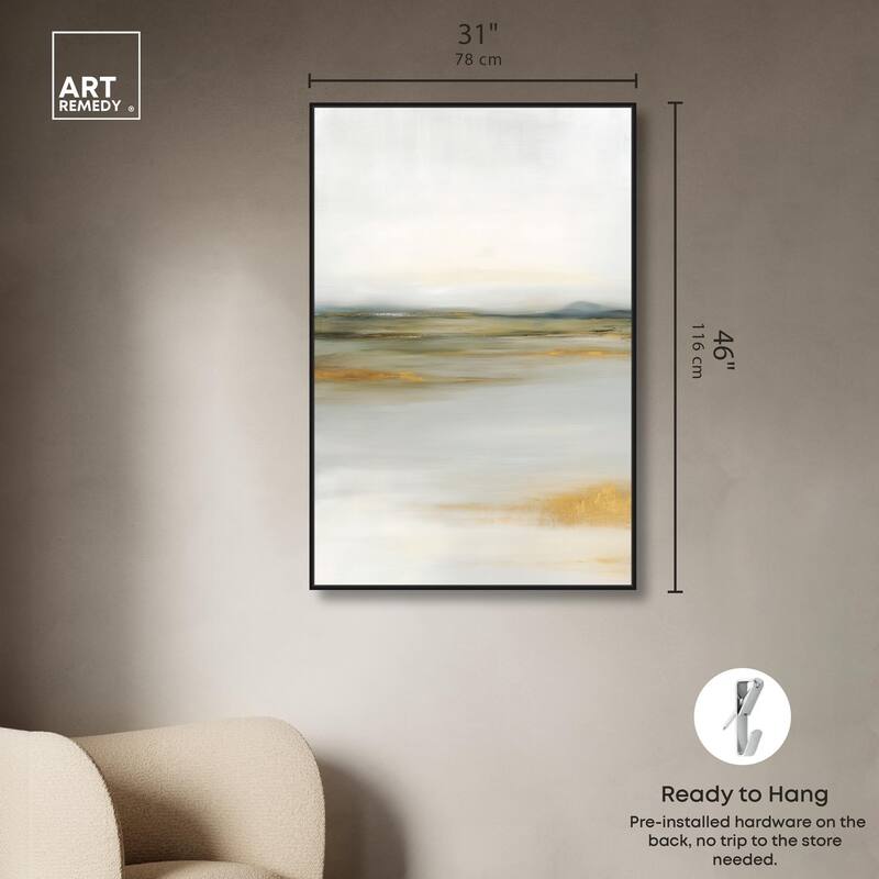 Misty Expanse I Canvas by Art Remedy