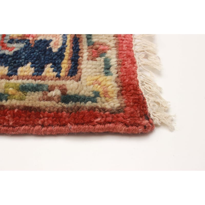 ECARPETGALLERY Hand-knotted Jules Serapi Red Wool Rug - 4'11 x 8'0
