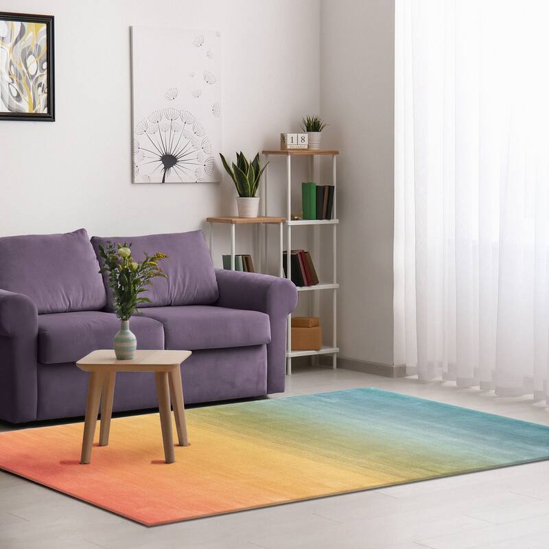 Liora Manne Arca Ombre Rainbow Indoor Rug - 7'6" x 9'6"
