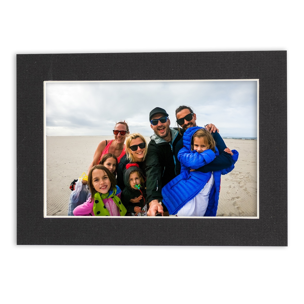 8.5x11 Mat for 5.5x8.5 Photo - Precut Textured Cream Picture Matboard for  Frames 8.5 x 11 Inches - Bevel Cut to Display Art 5.5 x 8.5 - Acid Free  Pack