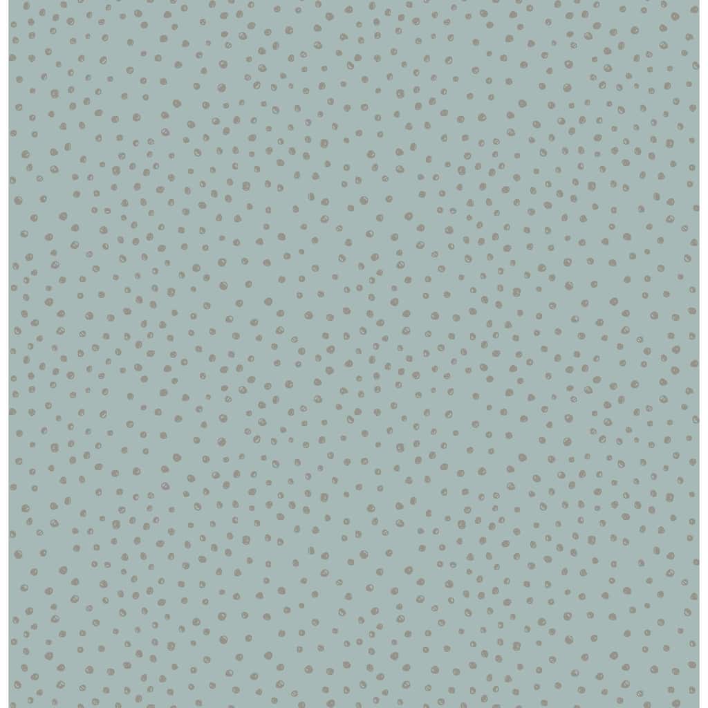 A-Street Prints Cassie Light Blue Petite Polka Wallpaper