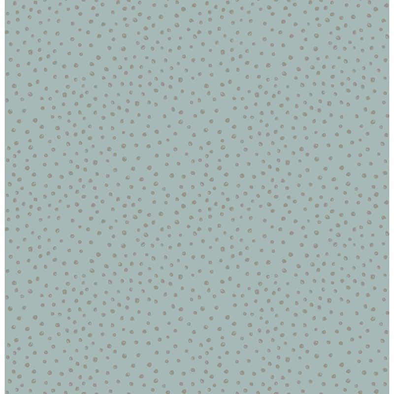 A-Street Prints Cassie Light Blue Petite Polka Wallpaper