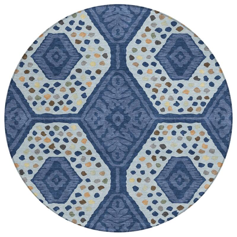 Machine Washable Indoor/ Outdoor Global Nipsey Chantille Rug