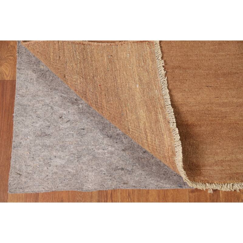 Modern Gabbeh Oriental Area Rug Hand-Knotted Wool Carpet - 5'7"x 7'6"