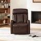 preview thumbnail 30 of 28, Kinsley Triple Motor Leather Power Swivel Recliner with Adjustable Lumbar