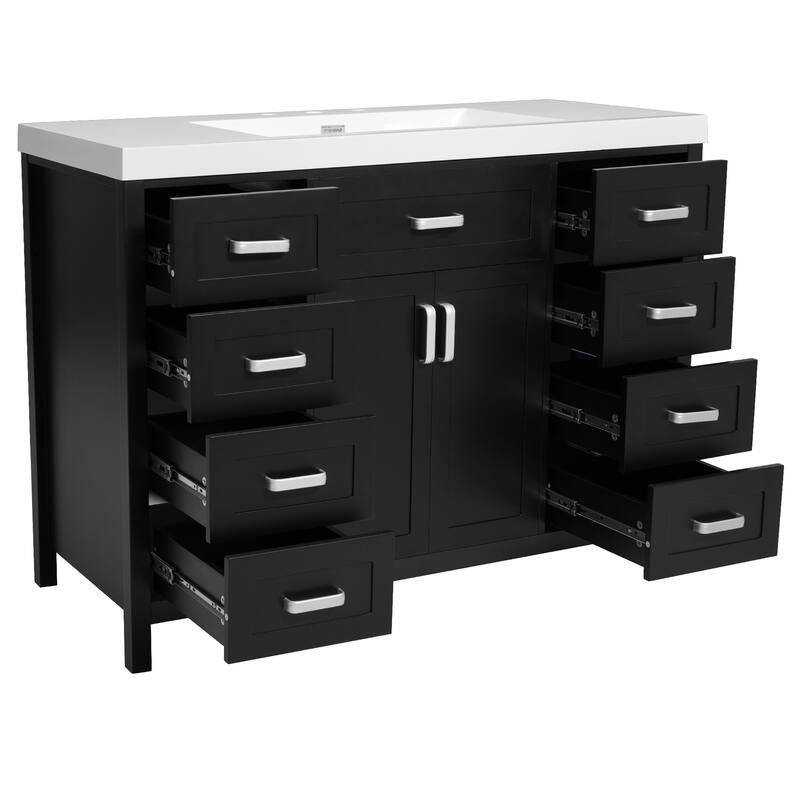 Christopher Knight Home - Susan Classic Wood Bathroom Vanity with Sink and Soft-Close Storage