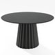 preview thumbnail 40 of 41, Solid Wood Round Dining Table for 4-8 People Nordic style