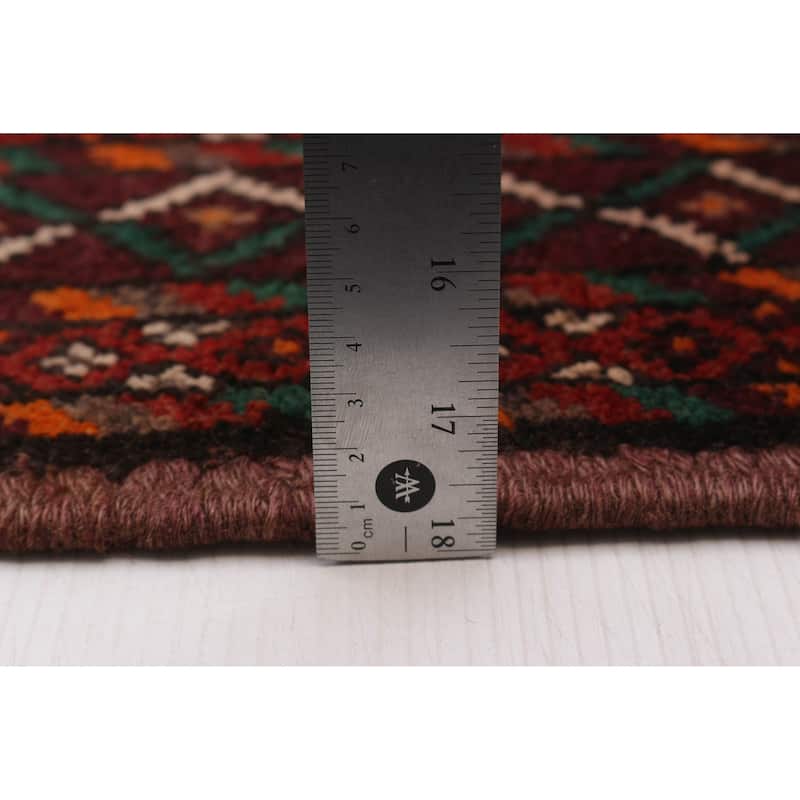 ECARPETGALLERY Hand-knotted Melis Vintage Red Wool Rug - 5'1 x 9'5