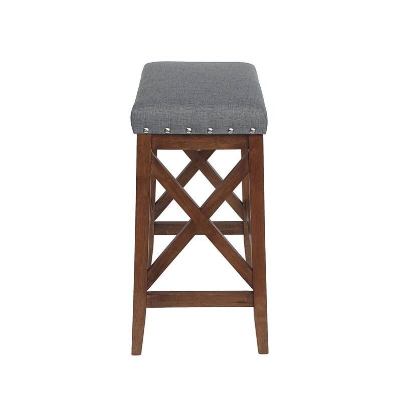 Saddle Barstool Set of 2