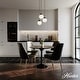 preview thumbnail 2 of 1, Hunter Hepburn 3 Light Cluster Ceiling Light - Kitchen, Island, Dining Room - Globe, Orb - Mid-Century Modern, Art Deco