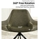 preview thumbnail 14 of 48, Swivel Dining Chairs set of 2/4,Mid Century Modern Dining Room Chairs