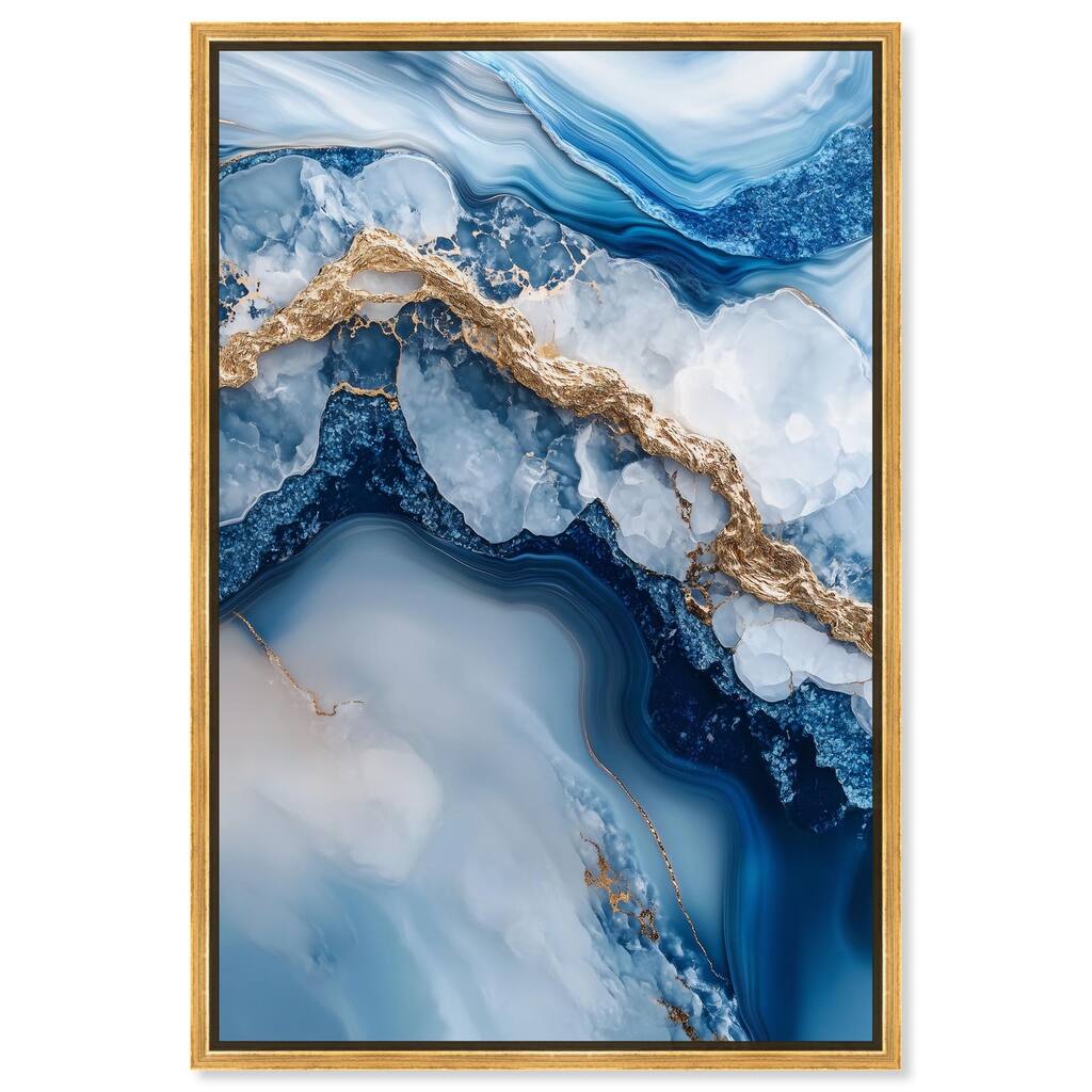 Molten Topaz II Canvas by Art Remedy