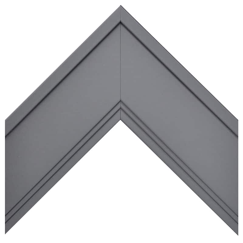 Frame My Mirror Dark Grey Framed Wall Mirror, Porter