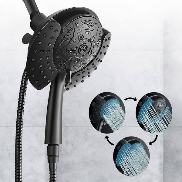 slide 2 of 13, YASINU Hand Held Shower Head & Rain Shower Head 2-IN-1 Shower Head