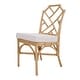 preview thumbnail 11 of 26, NPD Furniture Kara Rattan Dining Side Chair (Set of 2) Natural