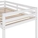 preview thumbnail 5 of 28, Twin Size Loft Bed with Slide, Multifunctional Design, White