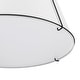 preview thumbnail 65 of 91, Mid Century 4-Light Conical Fabric Shade Lantern Pendant Ambient Light