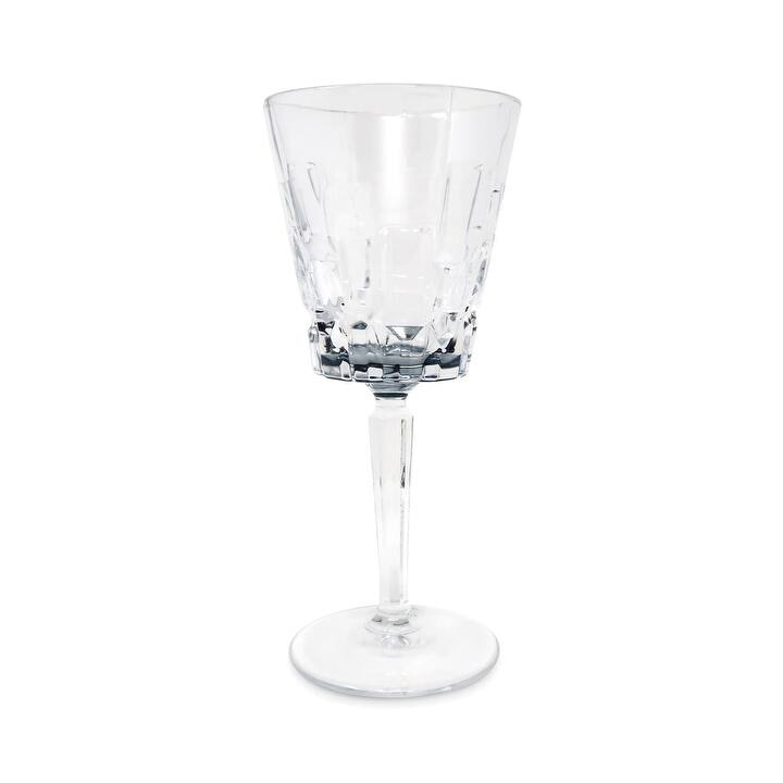 Water Glasses with Block Design, Set of 6