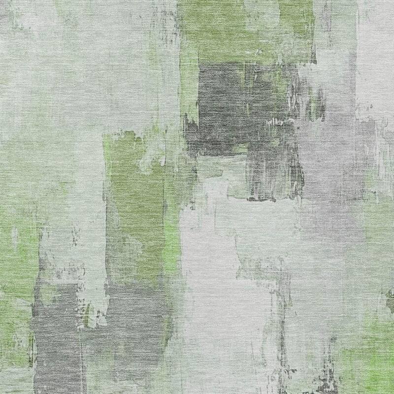 HomeRoots Abstract Transitional Rectangle Outdoor Rug