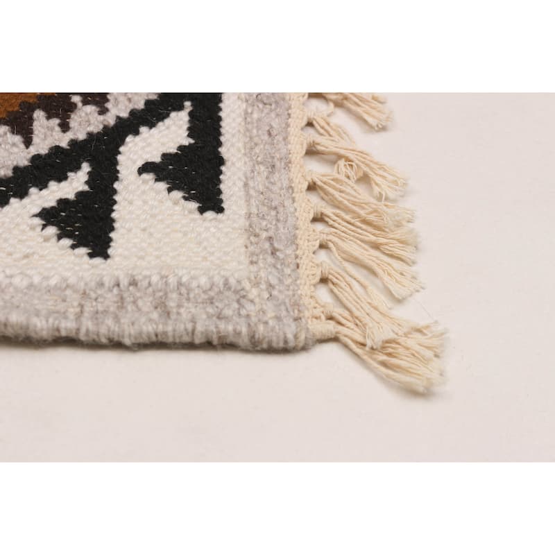 Ankara Grey Kilim 5'2" x 8'0" - 5'2 x 8'0
