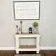 Natural Barnwood Reclaimed Wood Entryway Console Table