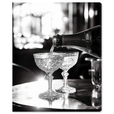 Sparkling in Monochrome I Canvas by Art Remedy, Gallery Wrapped